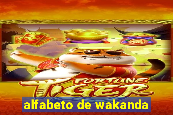 alfabeto de wakanda