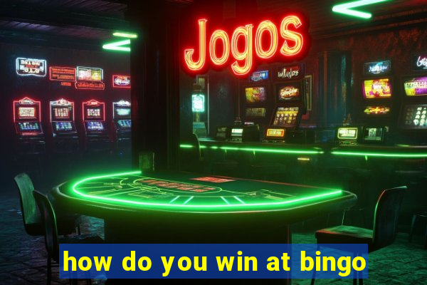 how do you win at bingo