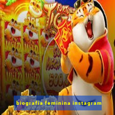 biografia feminina instagram