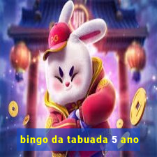 bingo da tabuada 5 ano