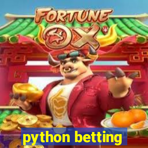 python betting