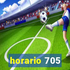 horario 705