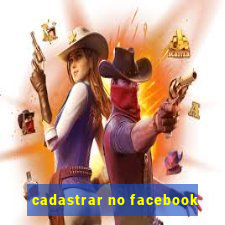 cadastrar no facebook