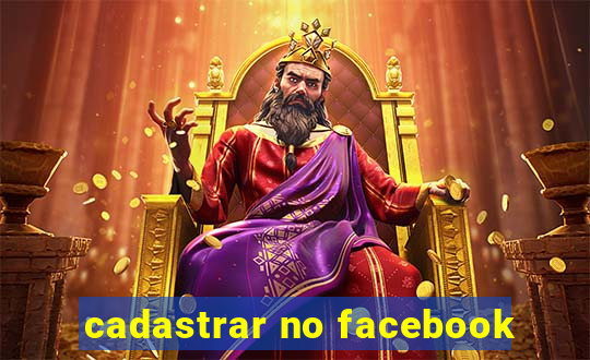 cadastrar no facebook