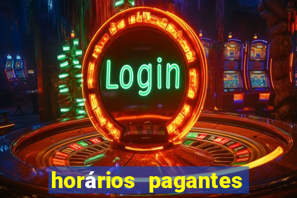 horários pagantes pg soft