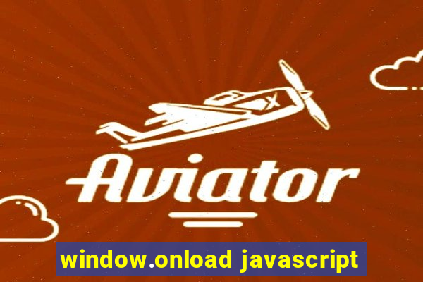 window.onload javascript