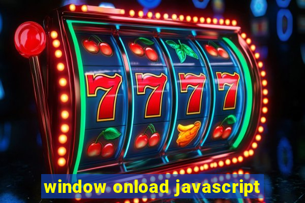 window onload javascript