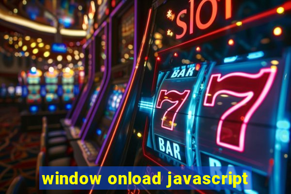 window onload javascript