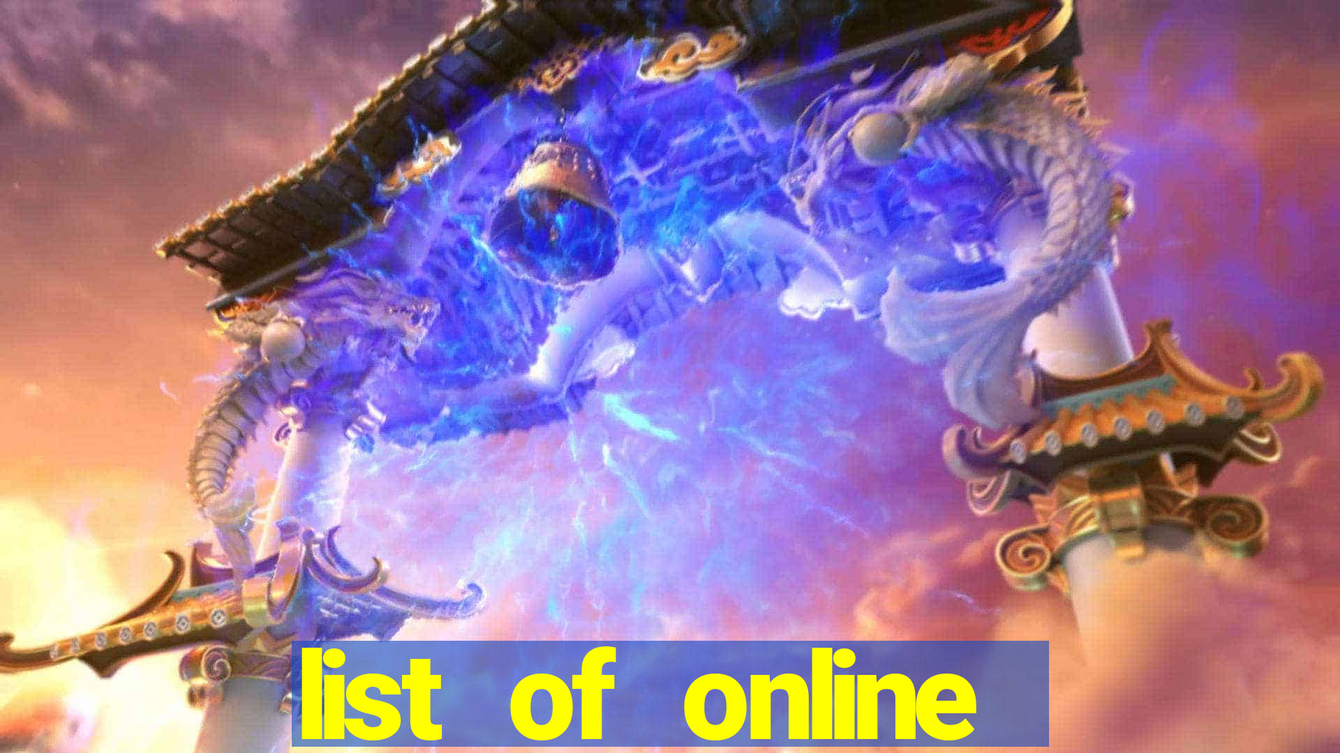 list of online slot sites