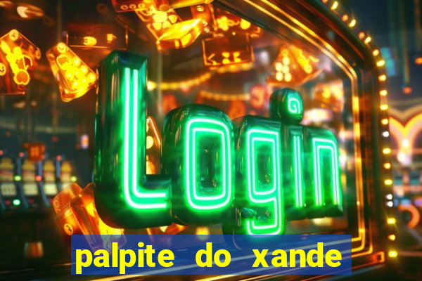 palpite do xande de hoje