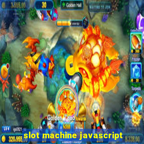 slot machine javascript