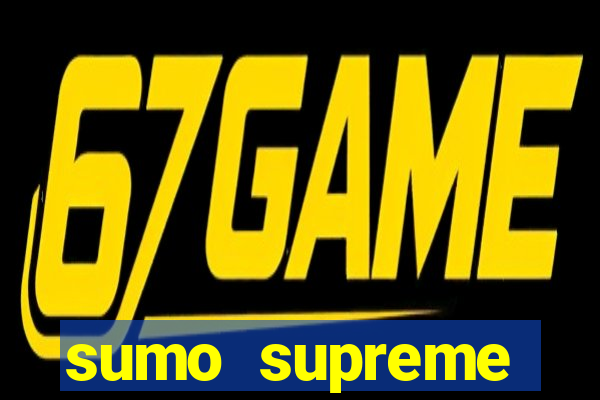 sumo supreme megaways slot