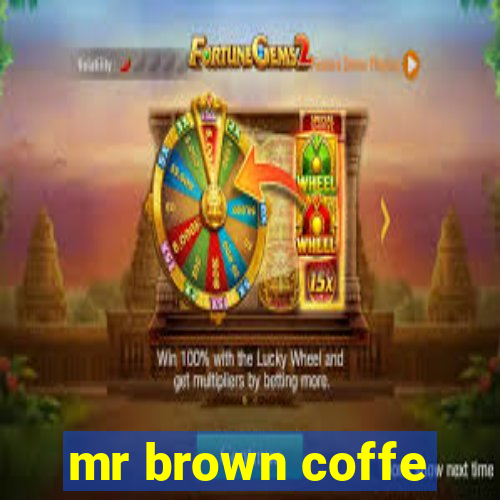 mr brown coffe