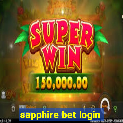 sapphire bet login