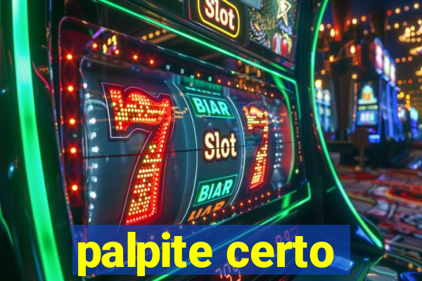 palpite certo