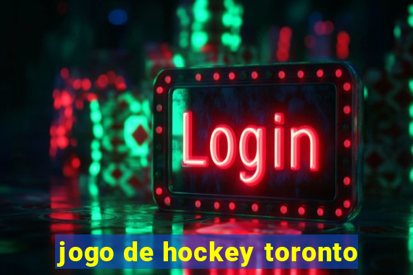 jogo de hockey toronto