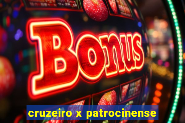 cruzeiro x patrocinense