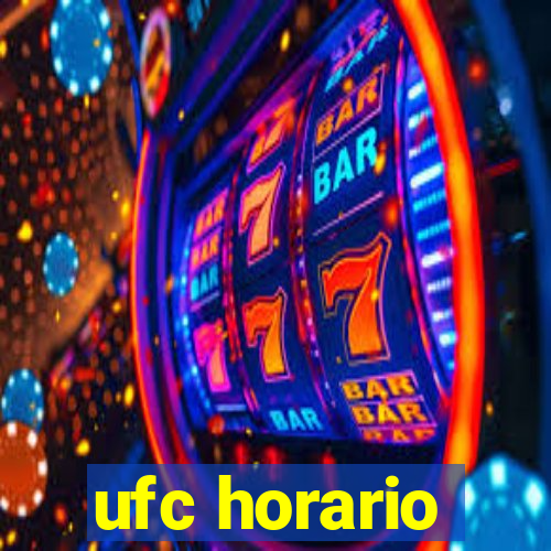 ufc horario