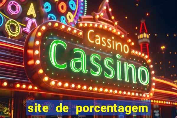 site de porcentagem de jogos slots