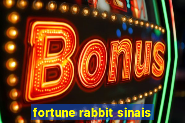 fortune rabbit sinais