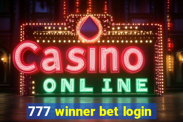 777 winner bet login