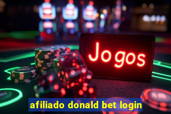 afiliado donald bet login