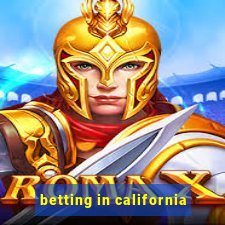 betting in california