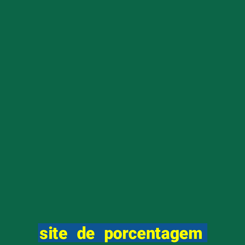 site de porcentagem pg slots