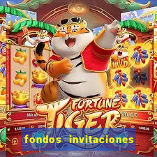 fondos invitaciones de bingo para editar