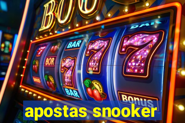 apostas snooker