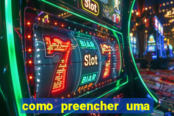 como preencher uma cartela de bingo