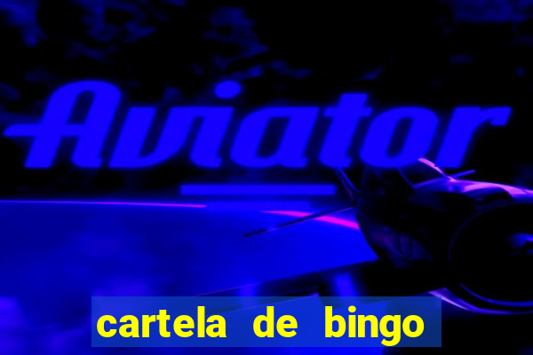 cartela de bingo do alfabeto para imprimir