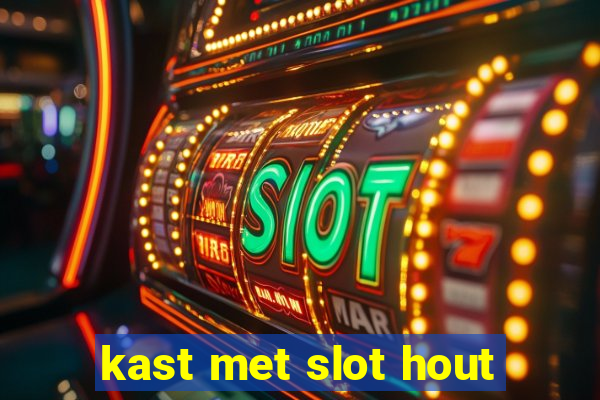 kast met slot hout