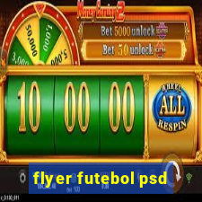 flyer futebol psd