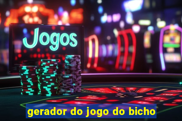 gerador do jogo do bicho