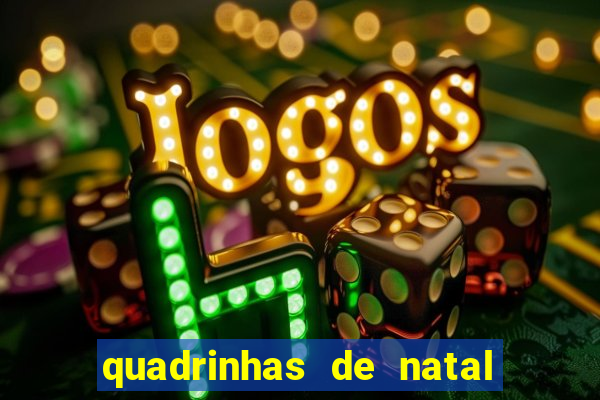 quadrinhas de natal para educação infantil