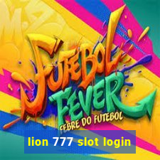 lion 777 slot login