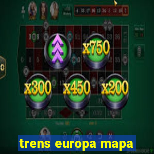 trens europa mapa