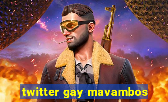 twitter gay mavambos