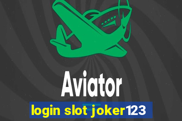 login slot joker123