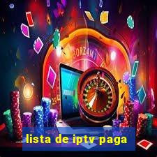 lista de iptv paga