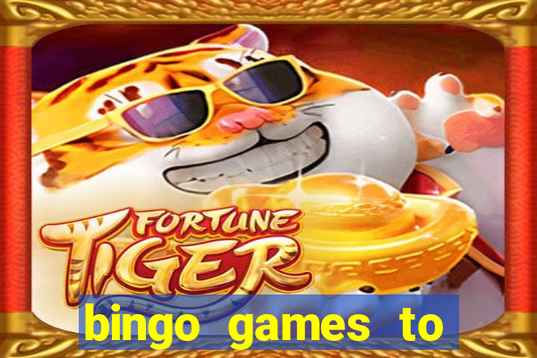 bingo games to play for free