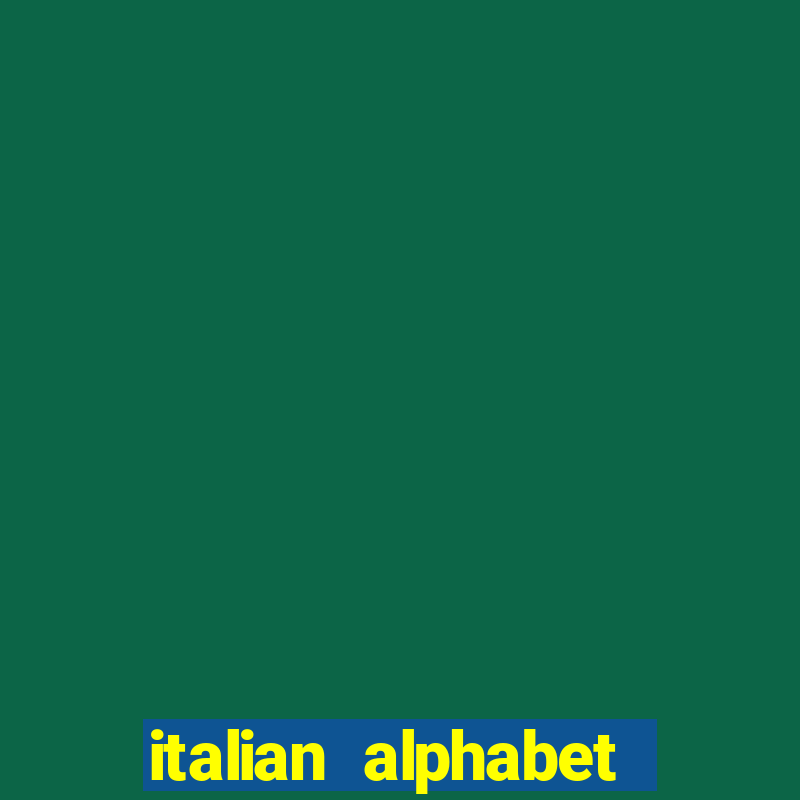 italian alphabet lore a