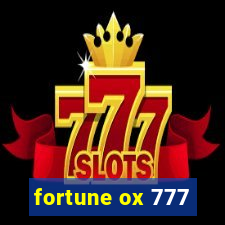 fortune ox 777