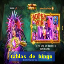 tablas de bingo para imprimir en excel