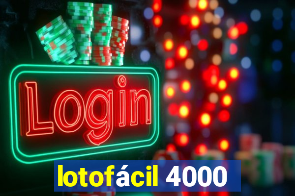 lotofácil 4000