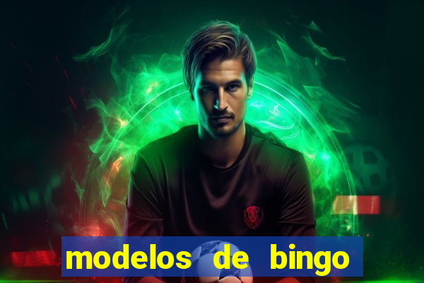 modelos de bingo para imprimir