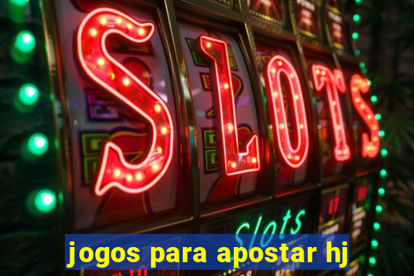 jogos para apostar hj