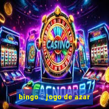 bingo 茅 jogo de azar