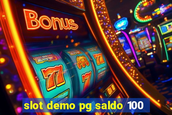 slot demo pg saldo 100